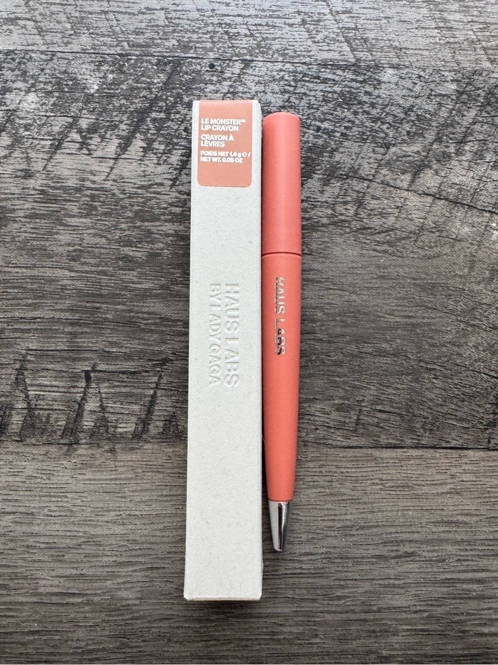 Haus Labs Le Monster Lip Crayon – Honey Matte (NIB)